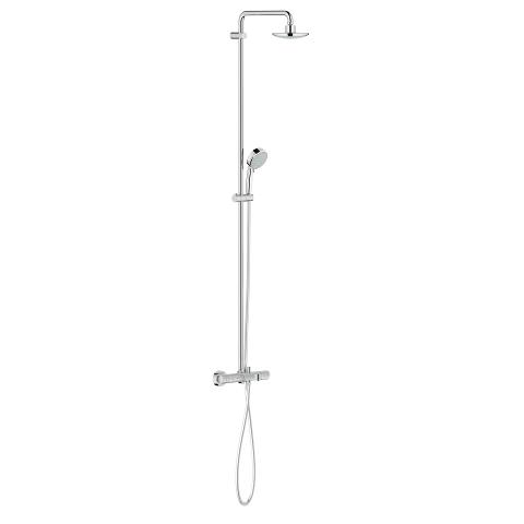 Tempesta Cosmopolitan 160 Shower system with bath thermostat for wall mounting