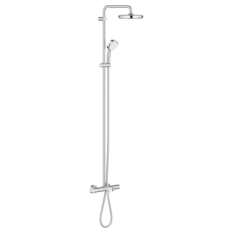 Tempesta Cosmopolitan System 210 Shower system with bath thermostat for wall mounting