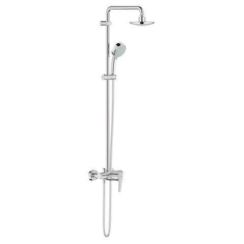 Tempesta Cosmopolitan 160 Shower system with single lever mixer for wall mounting