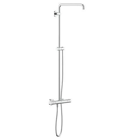 Euphoria Shower System Shower system with thermostat for wall mounting