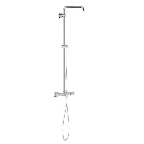Euphoria Shower System Shower system with bath thermostat for wall mounting