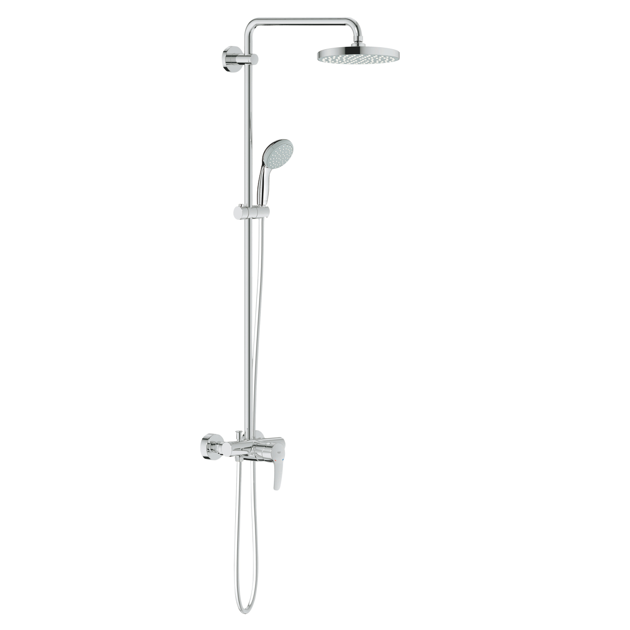 Tempesta Cosmopolitan 200 Shower system with single lever mixer for