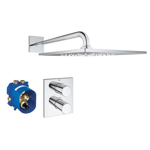 Perfect shower set with F-Series 10″