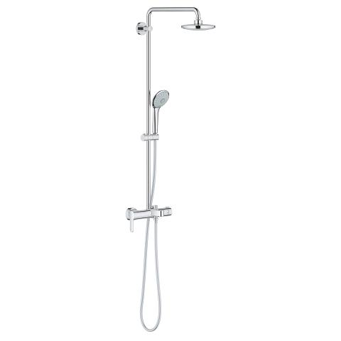 Euphoria System 180 Shower system with single lever bath mixer for wall mounting