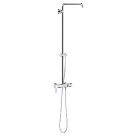 Euphoria System Shower system with single lever bath mixer for wall mounting