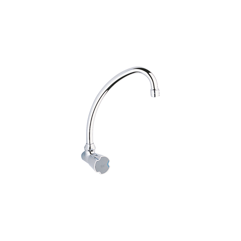 Grohe Avina 1-gats Wastafelkraan Met Waste, Met Draaibare Uitloop Keramisch (chroom