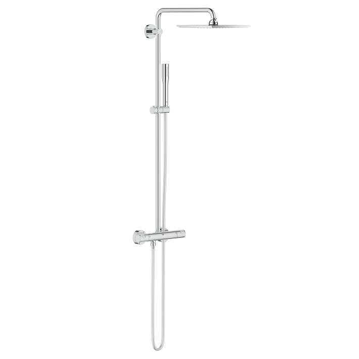 Vitalio Joy XXL 230 Shower system with thermostat for wall mounting 1