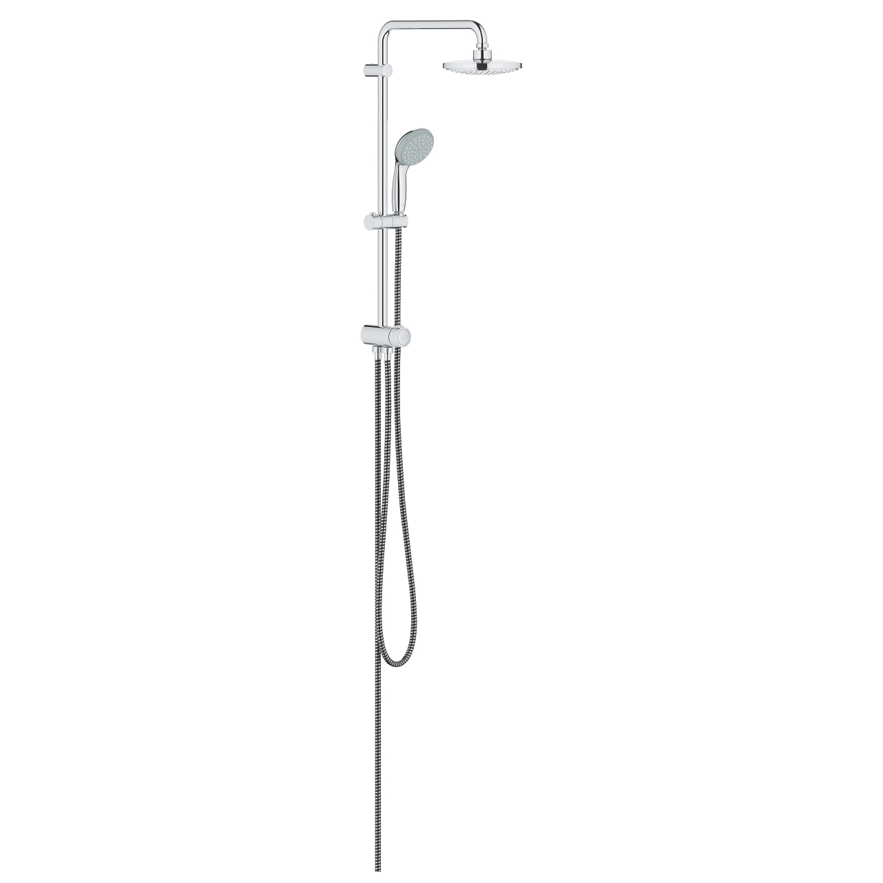 Tempesta System 180 Flex shower system with diverter for wall mounting