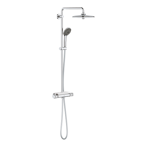 Vitalio Joy System 260 Shower system with thermostatic mixer for wall mounting