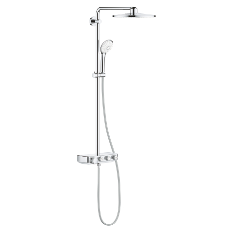 Euphoria SmartControl System 310 Duo Shower system with thermostat for wall mounting
