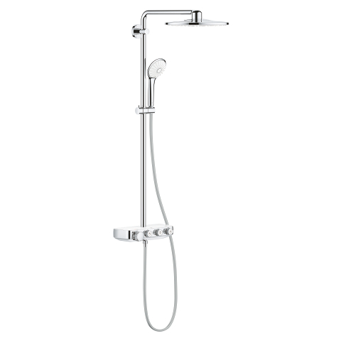 Euphoria SmartControl System 310 Duo Shower system with thermostat for wall mounting