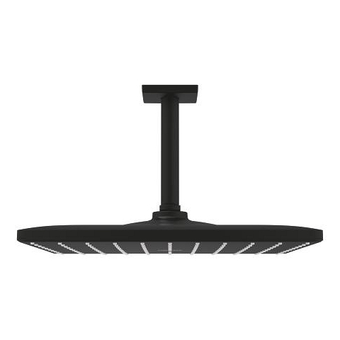 Ensemble douche de tête et bras plafonnier 142 mm, 1 jet
