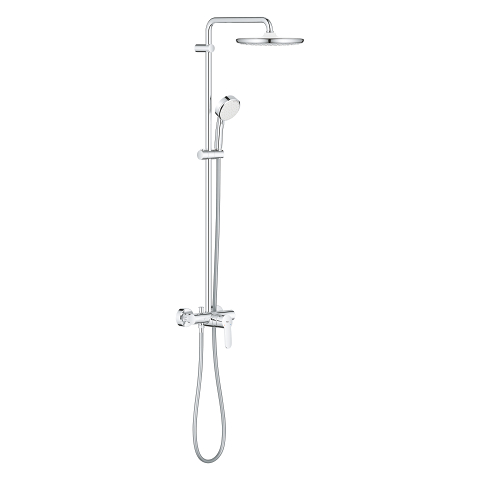 Tempesta Cosmopolitan System 250 Shower system with single lever mixer for wall mounting