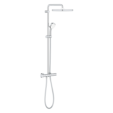 Tempesta Cosmopolitan System 250 Cube Shower system with thermostat for wall mounting