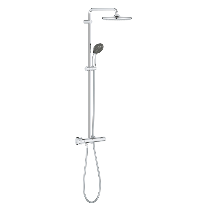 Vitalio Start System 250 Shower system with thermostat for wall mounting 1
