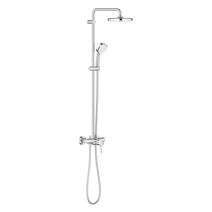 Vitalio Start Clova System 210 Shower system with single lever for wall mounting 1