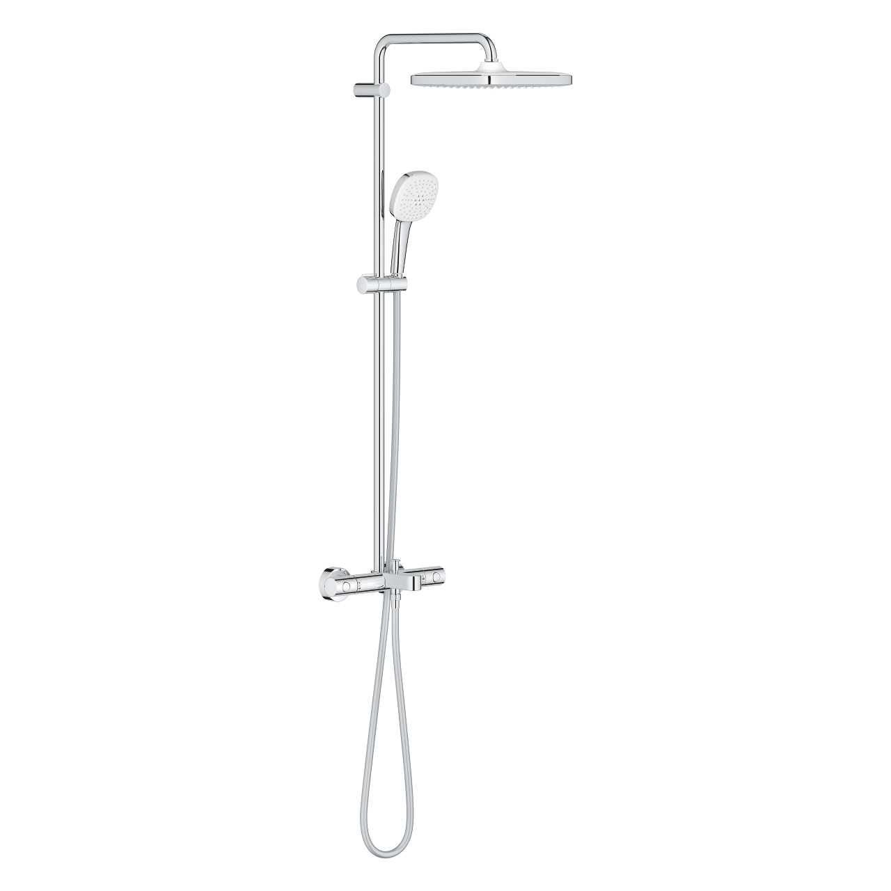 Tempesta System 250 Cube Shower system with bath thermostat for wall mounting GROHE