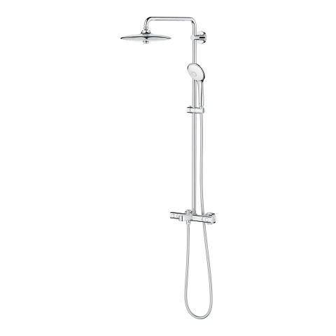Euphoria System 260 Shower system with bath thermostat for wall mounting