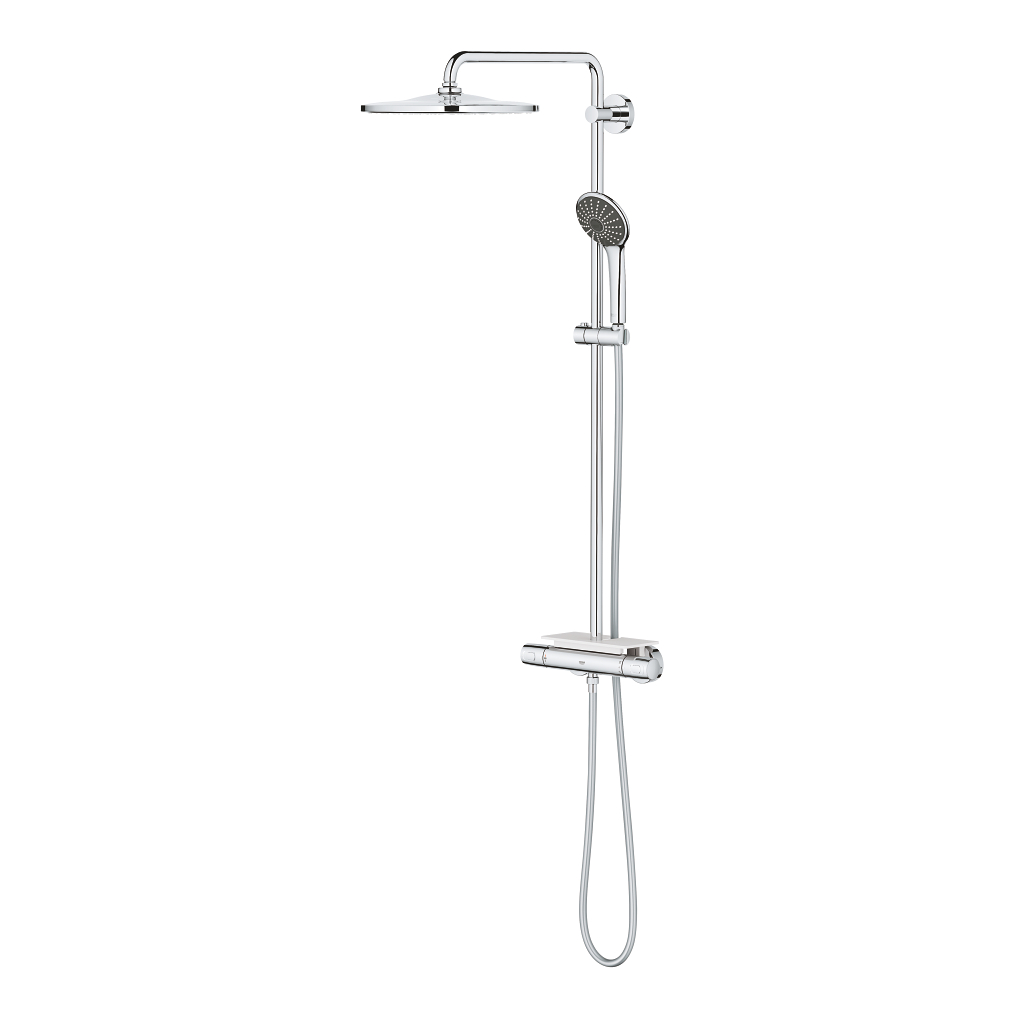 Vitalio Joy System Shower System With Thermostatic Mixer For Wall