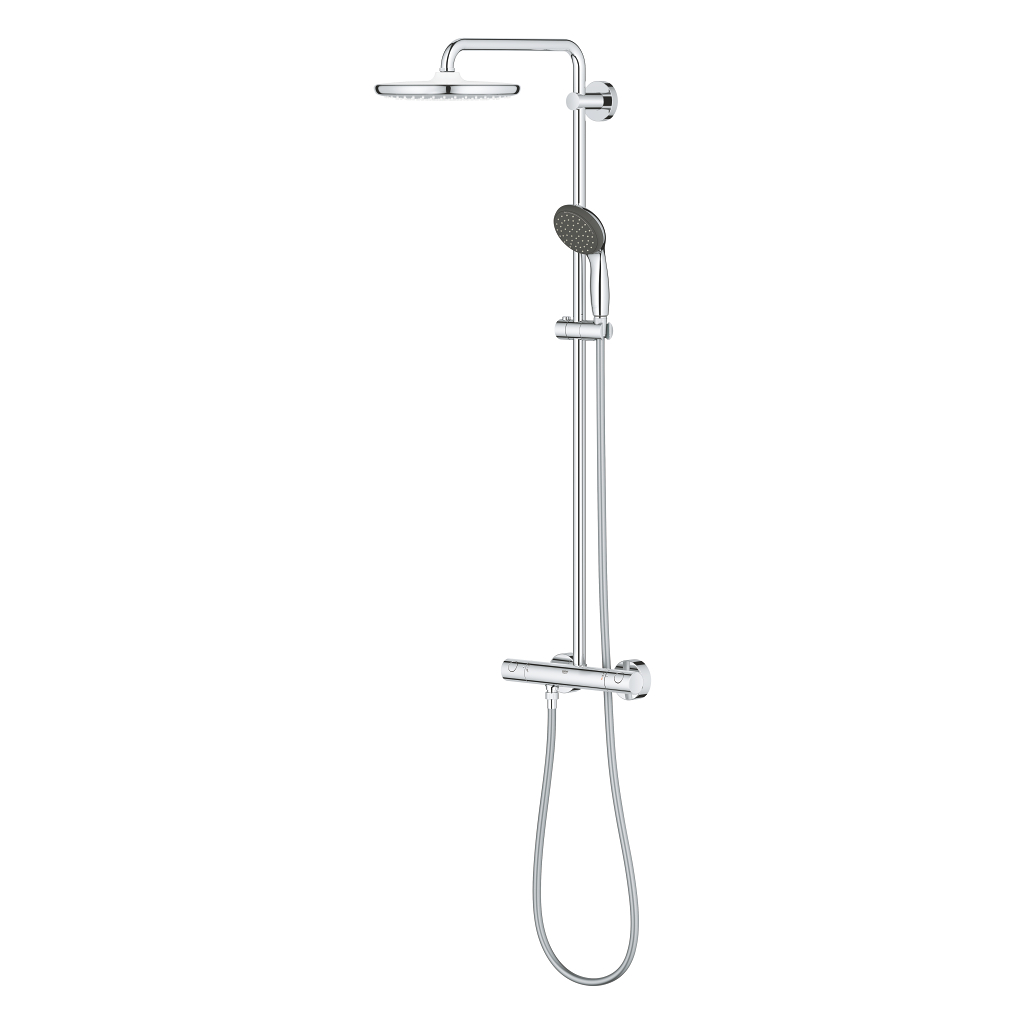 Vitalio Start System 250 Shower system with thermostat for wall