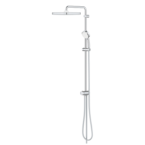 Tempesta Cosmopolitan System 250 Cube Flex shower system with diverter for wall mounting