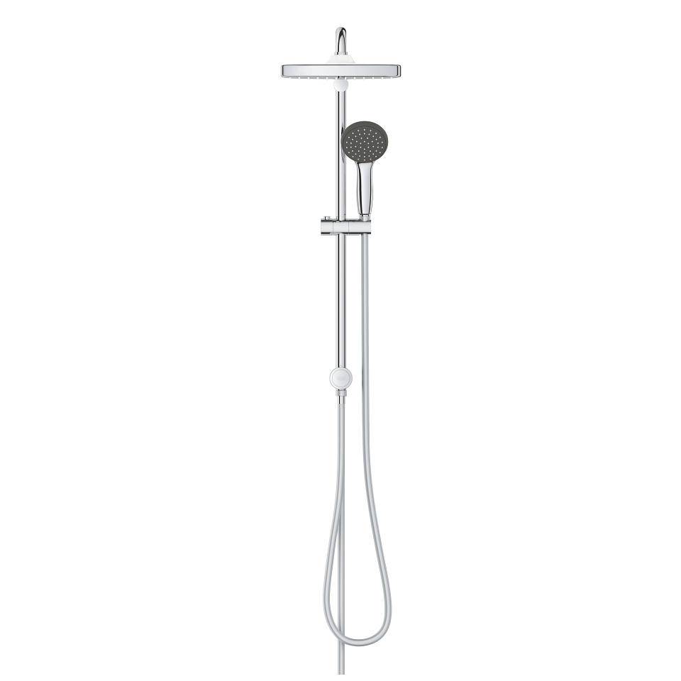 Vitalio Start System 250 Cube Flex Shower System With Diverter For Wall