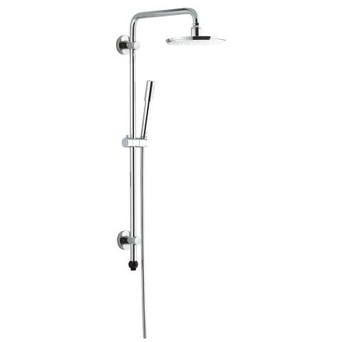 Rainshower Systeem 210 Shower system with GrohClick without fitting for wall mounting