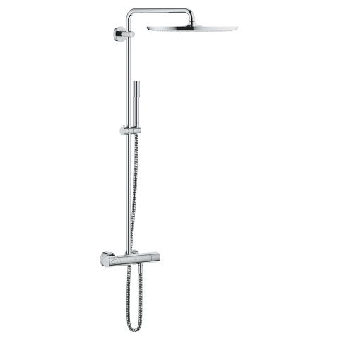 Rainshower System 400 Shower system with Safety Mixer for wall mounting