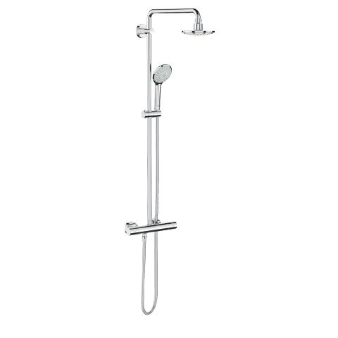 Euphoria System 160 Shower system with thermostat for wall mounting