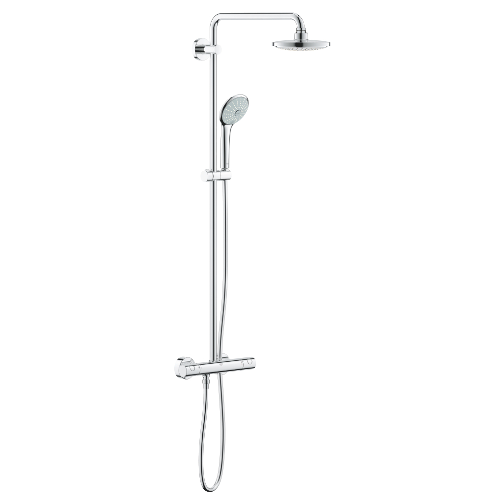 Euphoria System 180 Shower system with thermostat for wall mounting GROHE