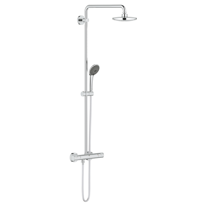 Vitalio Joy System 180 Shower system with thermostat for wall mounting 1