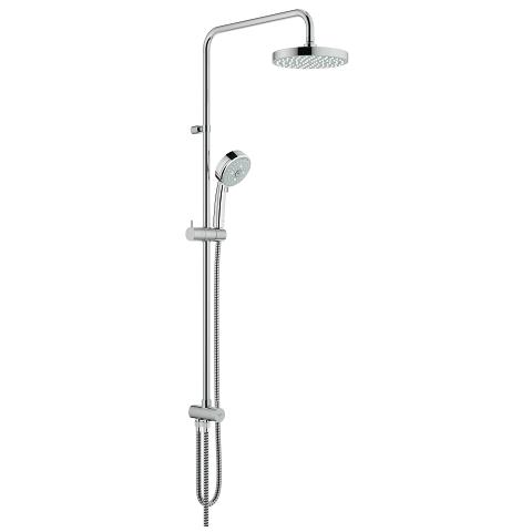 Tempesta Cosmopolitan System 200 Shower system with diverter for wall mounting