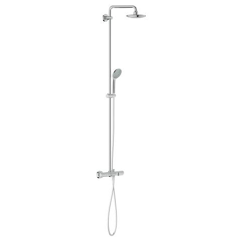Euphoria System 180 Shower system with bath thermostat for wall mounting
