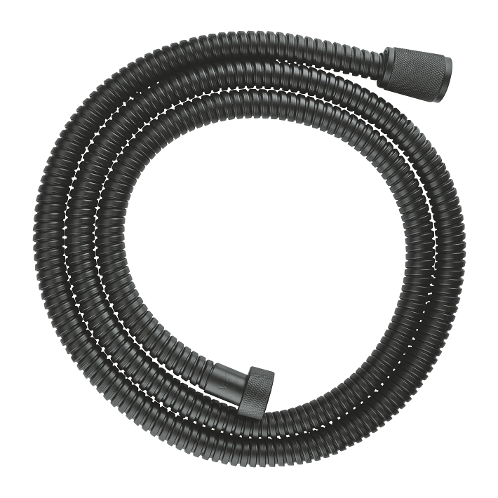 VitalioFlex LongLife - Flexo de ducha metálico 1500mm - Negro 1
