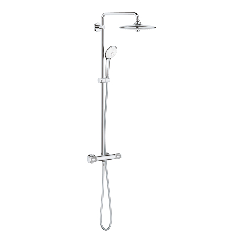 Euphoria System 260 Shower system with thermostatic mixer for wall mounting