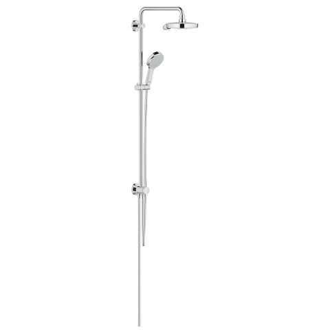 Power&Soul Cosmopolitan System 190 Shower system with diverter for wall mounting
