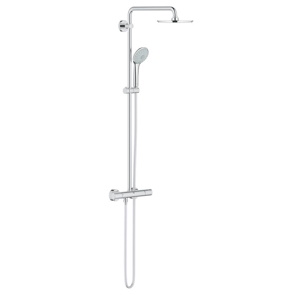 Euphoria System 210 Shower system with thermostat for wall mounting GROHE