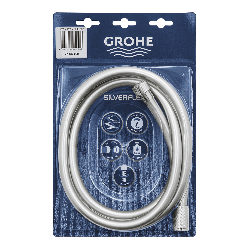 Silverflex Shower hose Twistfree 2000 GROHE