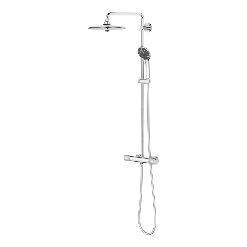 Vitalio Joy System 260 Shower system with thermostatic mixer for wall