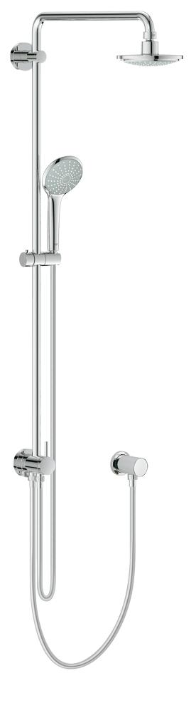 Grohe Rainshower wandaansluitbocht met ronde rozet chroom