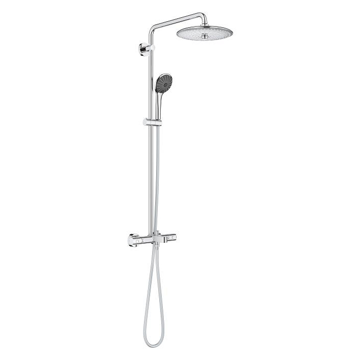 Vitalio Joy System 260 Shower system with bath thermostat for wall mounting 2