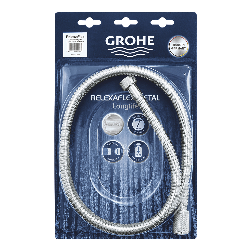 Relexaflex Metal Longlife Metal shower hose 1500 GROHE