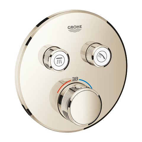 Grohtherm SmartControl Thermostat for concealed installation with 2 valves