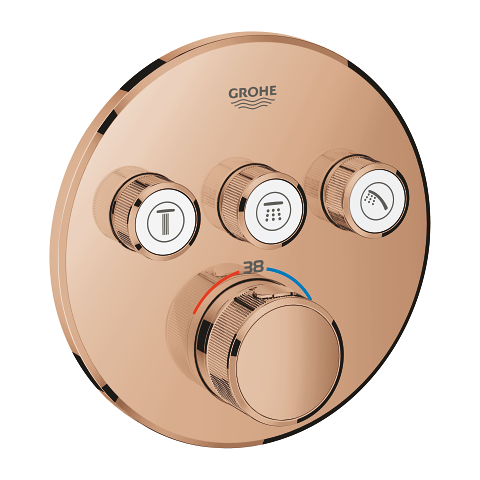Grohtherm SmartControl Bateria termostatyczna do obsługi trzech wyjść wody