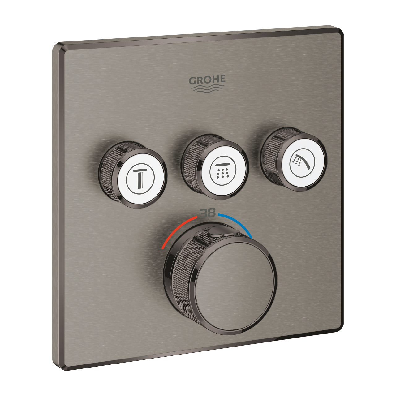 Grohtherm SmartControl Thermostat for concealed installation with 3 valves | GROHE