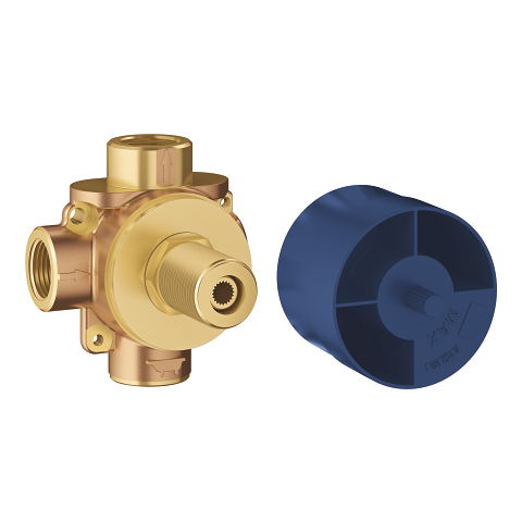 2-way diverter rough-in valve (shared functions)