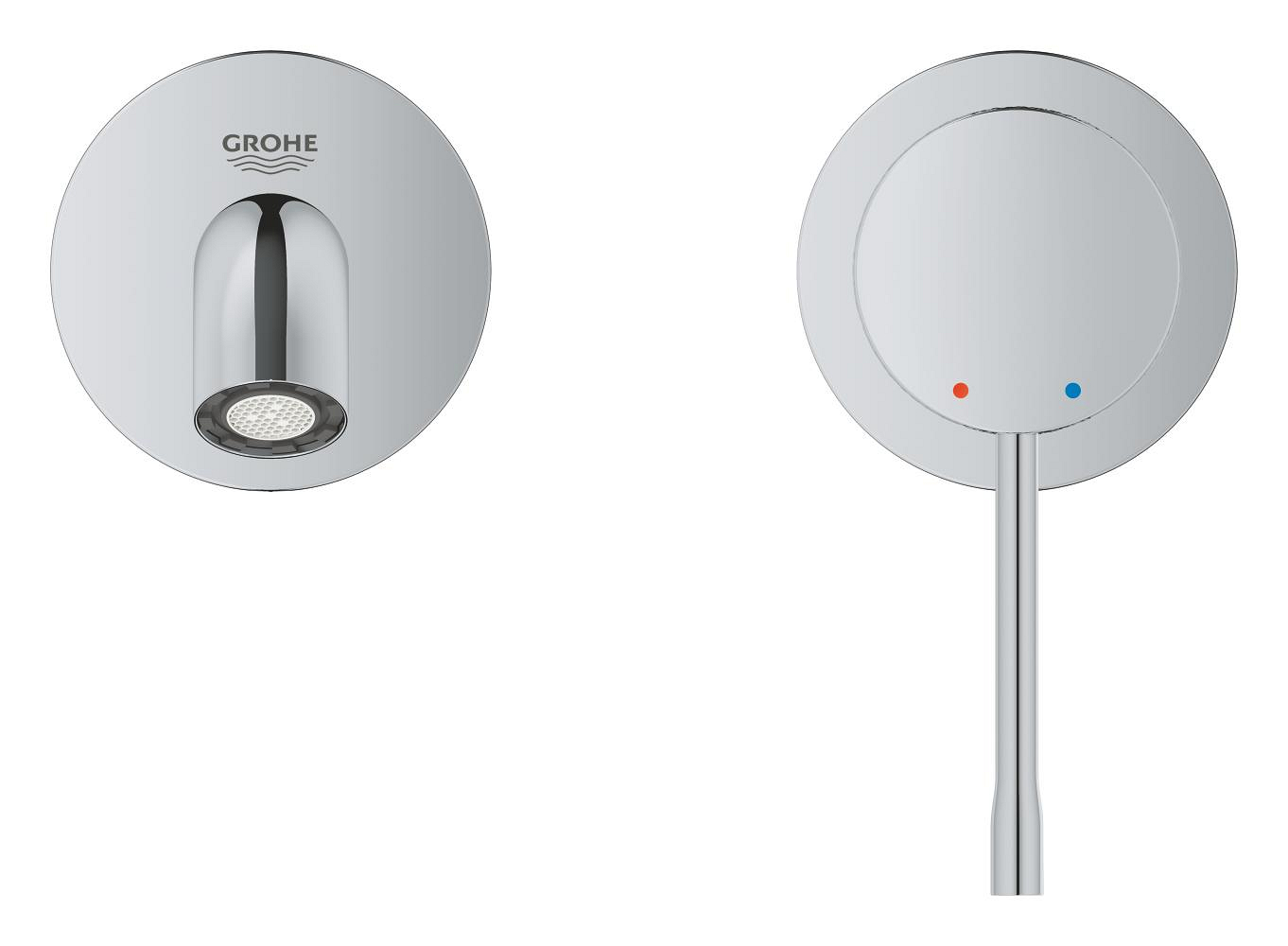 Two-hole basin mixer L-Size