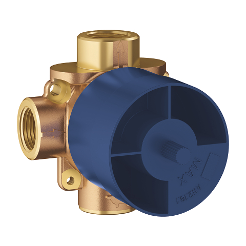 2-way diverter rough-in valve (shared functions)