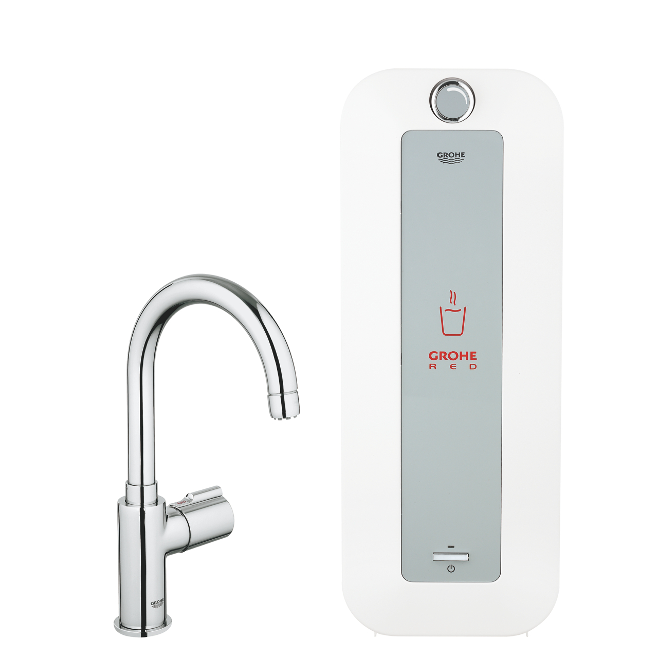GROHE Red Mono Pillar tap and combiboiler (8 liters) GROHE