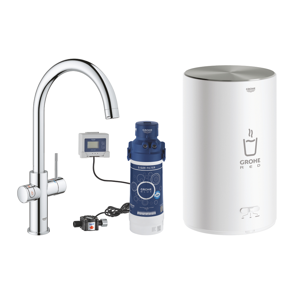GROHE Red Duo Tap and M Size Boiler GROHE